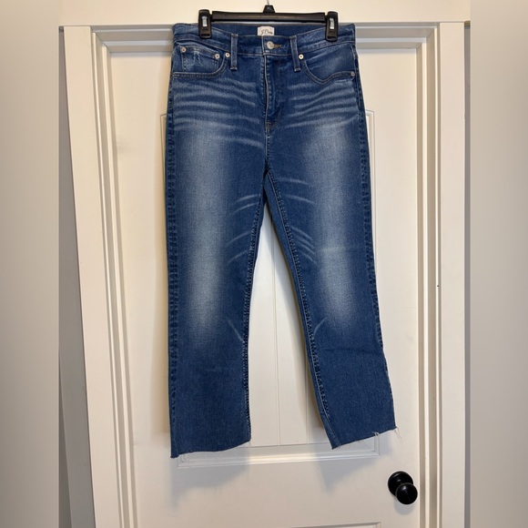 J. Crew Classic Blue Cropped Jeans - Picture 2 of 9